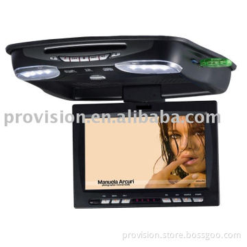 9.2&quot; slim roof mounted all in one car dvd  player /TV/IR/VGA/FM/USB/SD/MMC/AV IN/ANTENNA
